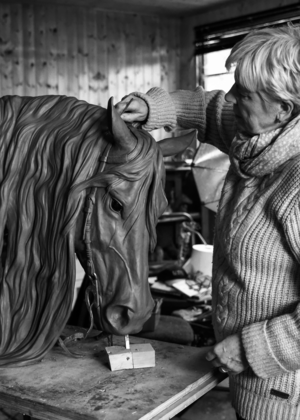 Gill Parker sculpting